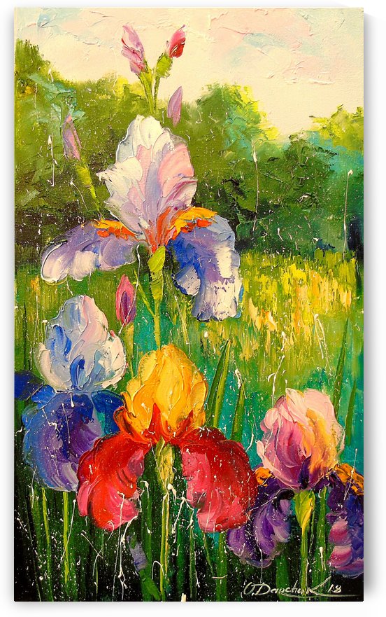 Irises by Olha Darchuk 