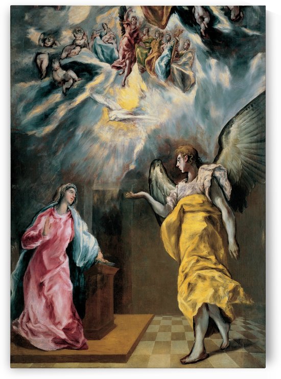 The Annunciation by Nicolas Poussin