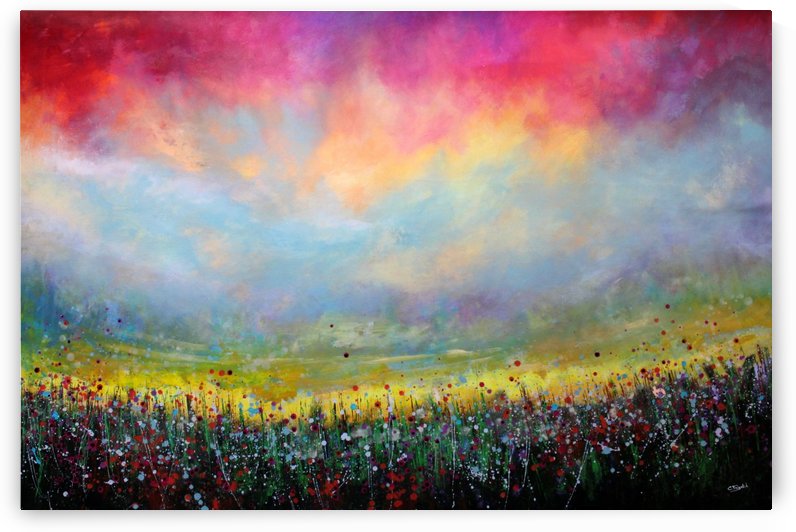 Elapse -  abstract landscape by Cecilia frigati