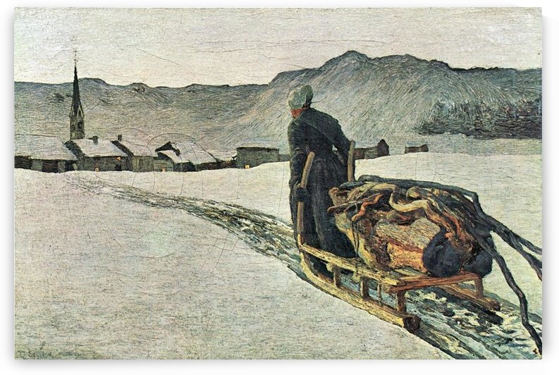Return from the forest by Giovanni Segantini
