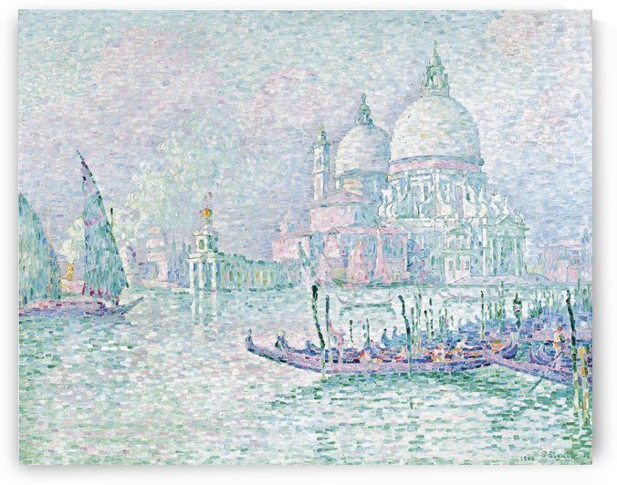 Venice. The Salute. Green by Paul Signac
