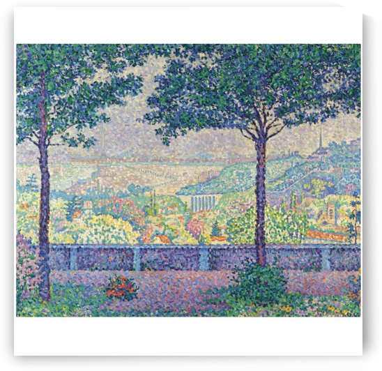 Terrace of Meudon by Paul Signac