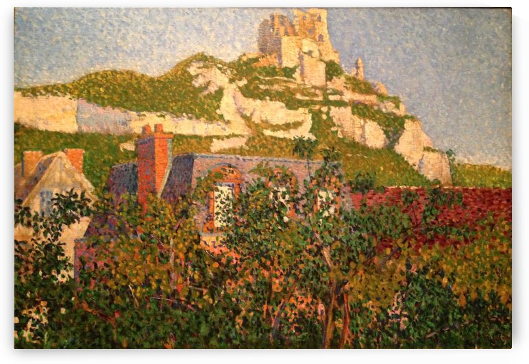 Les Andelys, Chateau Gaillard by Paul Signac