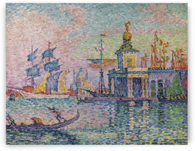 Venice, Custom-House by Paul Signac