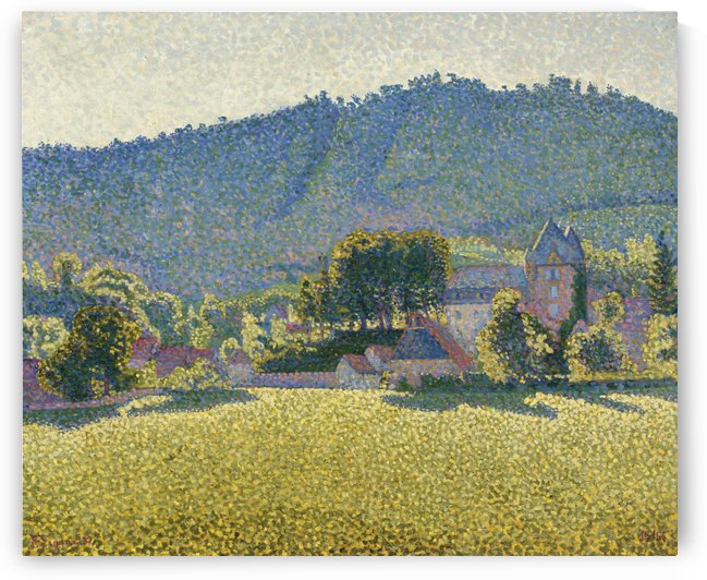 Comblat-le-Chateau. The Valley by Paul Signac