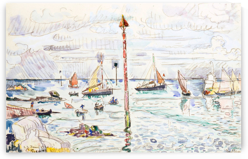 Barfleur by Paul Signac