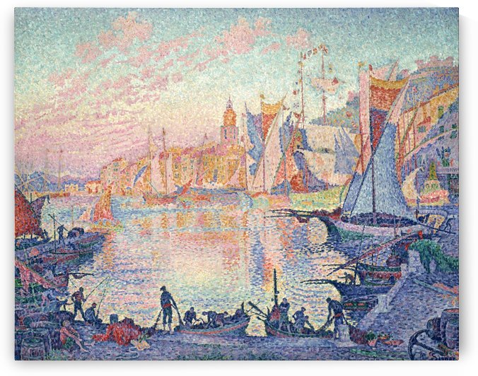 Sailers in the Port by Paul Signac