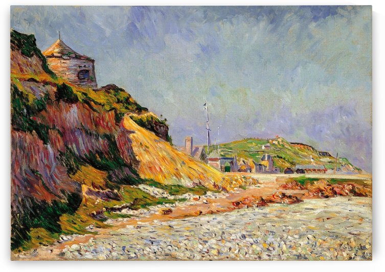Port-en-Bessin, the Beach by Paul Signac