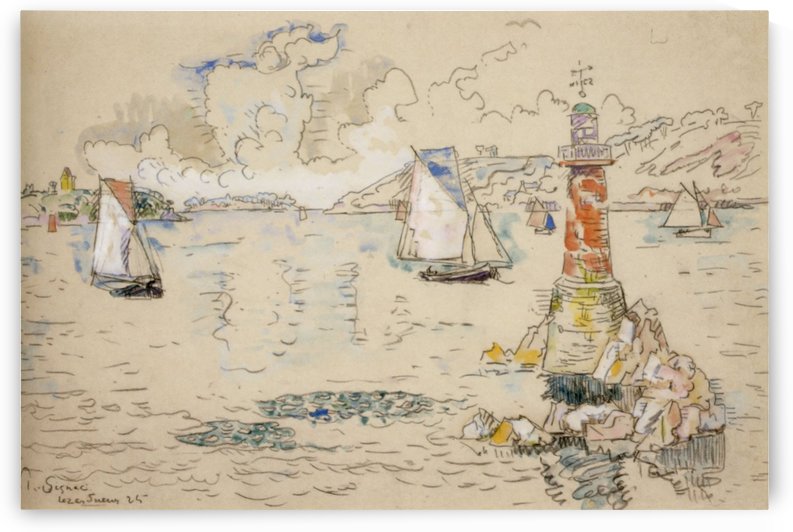 Lezardieux by Paul Signac