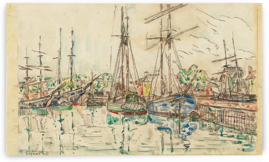 Paimpol (2) by Paul Signac