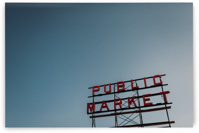 Seattle Public Market Sign by StephanieAllard