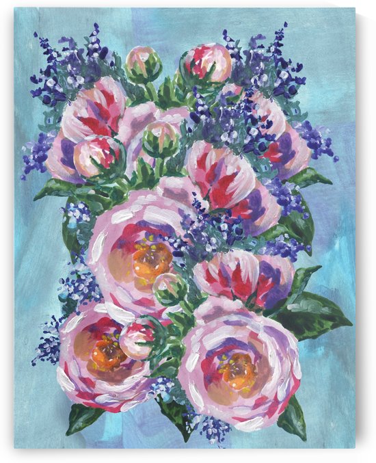 Beautiful Impressionistic Flowers by Irina Sztukowski