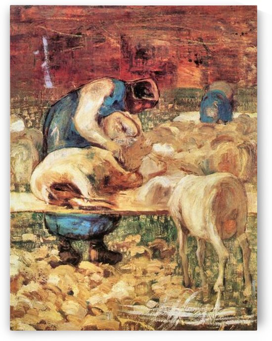 Shearing by Giovanni Segantini