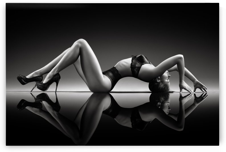 Sensual woman with lingerie by Johan Swanepoel