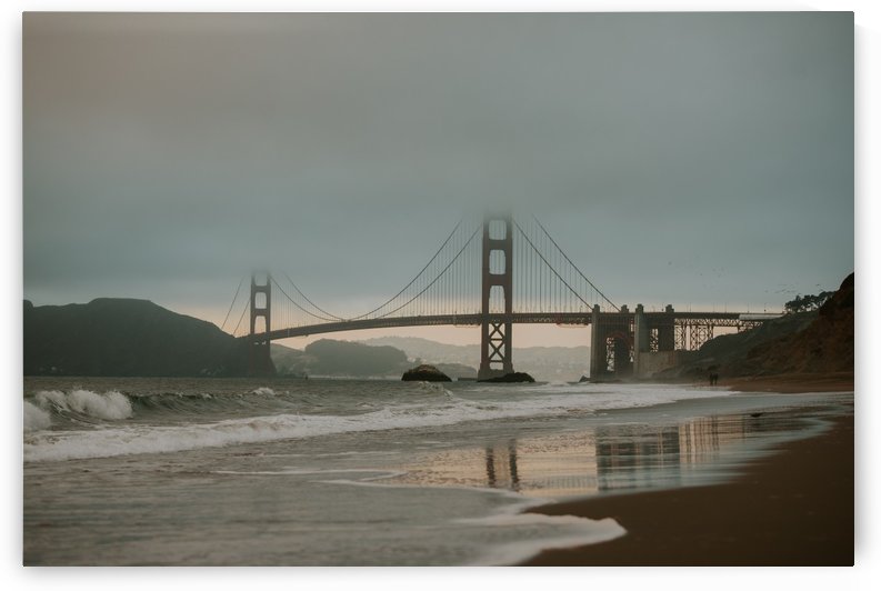Golden Gate in the smog by StephanieAllard