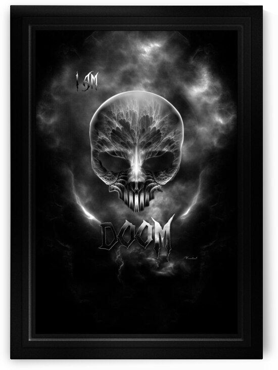 I Am Doom Fractal Skull Fantasy Fractal Art Composition by Xzendor7 by xzendor7