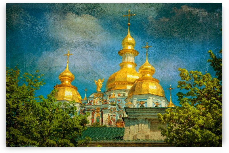 Golden Domes in Ukraine by Ricky A Richardson 