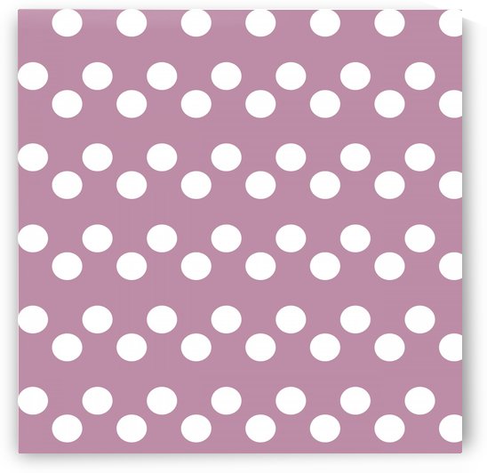 DARK MAUVE Polka Dots by rizu_designs