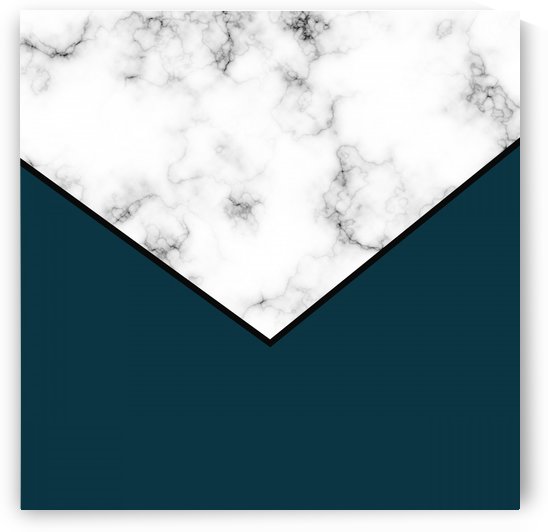 ABSTRACT CYAN MODERN MARBLE by rizu_designs