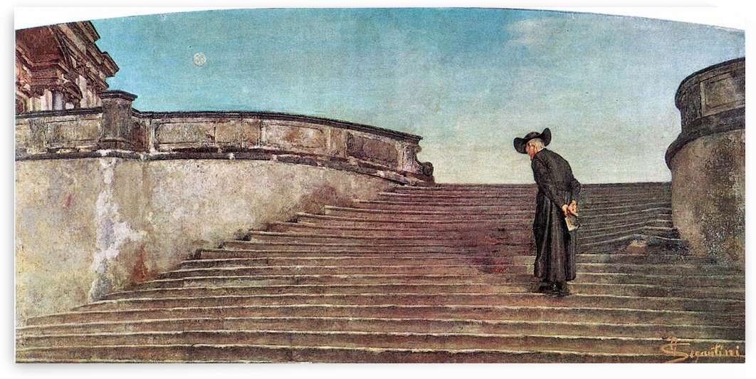 The first trade fair by Giovanni Segantini