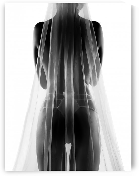 Sensual bride in lingerie by Johan Swanepoel