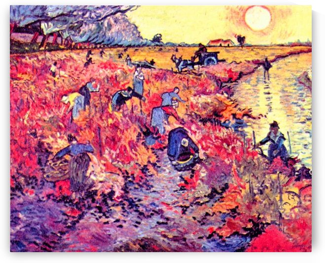 The red vines by Van Gogh