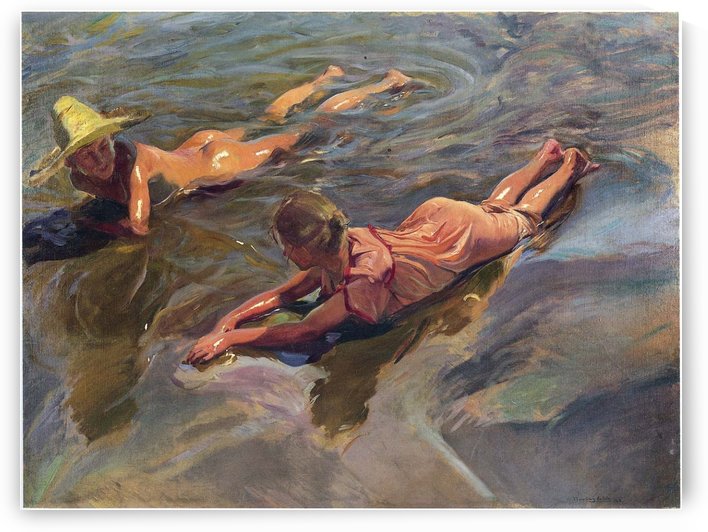 Sea idyll by Joaquin Sorolla