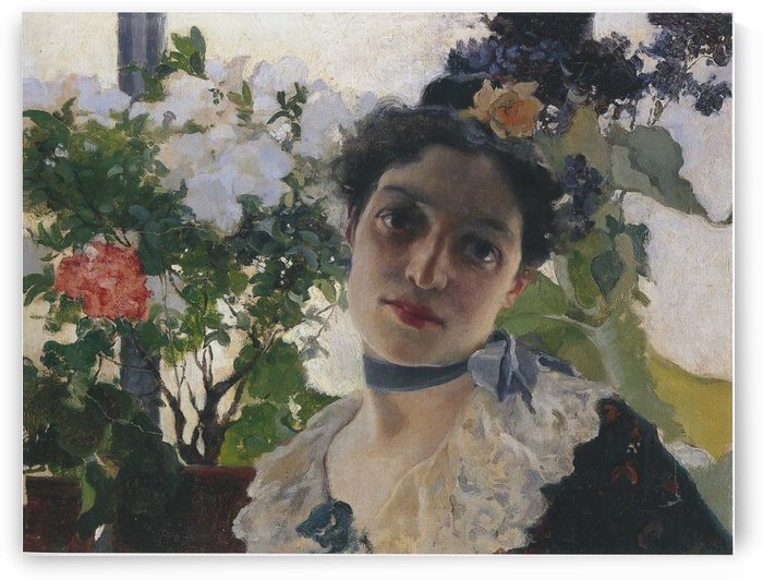 Portrait of Clothilde by Joaquin Sorolla