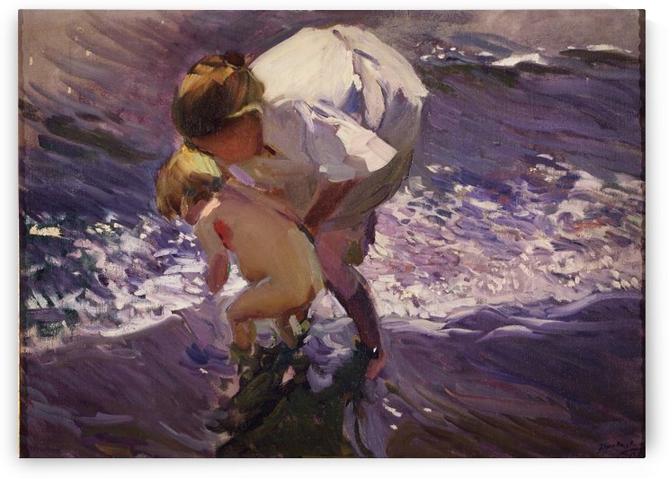Bano en la playa by Joaquin Sorolla