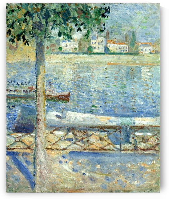 The Seine at Saint-Cloud by Edvard Munch