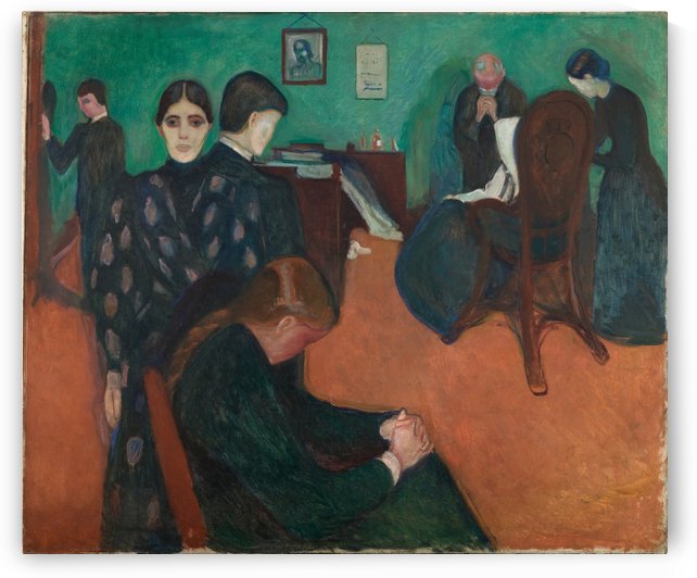 Death in the Sickroom by Edvard Munch