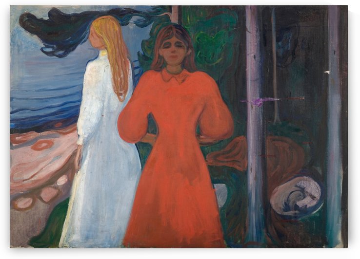 Red and White by Edvard Munch