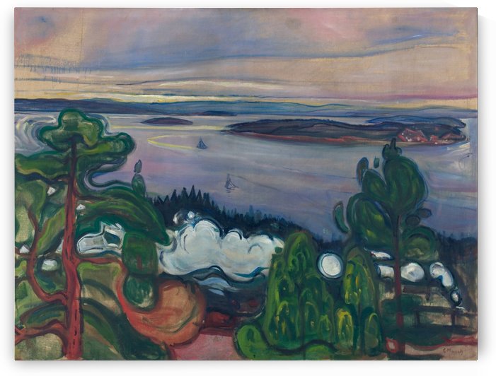 Train Smoke by Edvard Munch