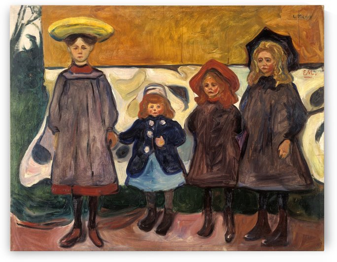 Four Girls by Edvard Munch