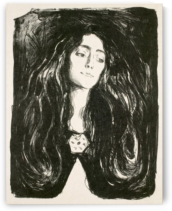 The Brooch by Edvard Munch