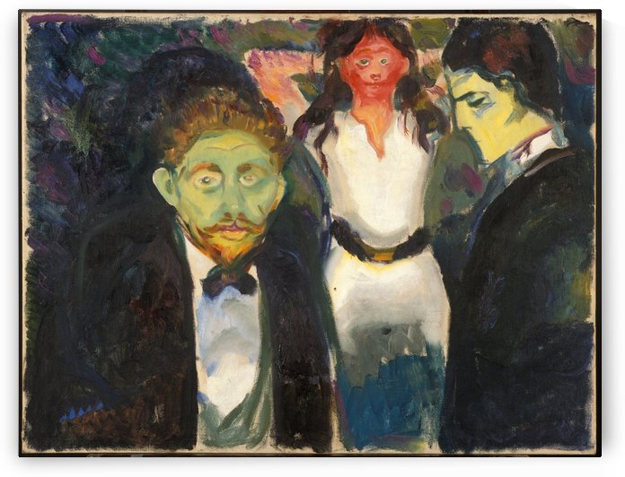 Jealousy by Edvard Munch