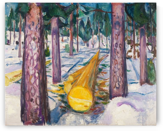 The Yellow Log by Edvard Munch