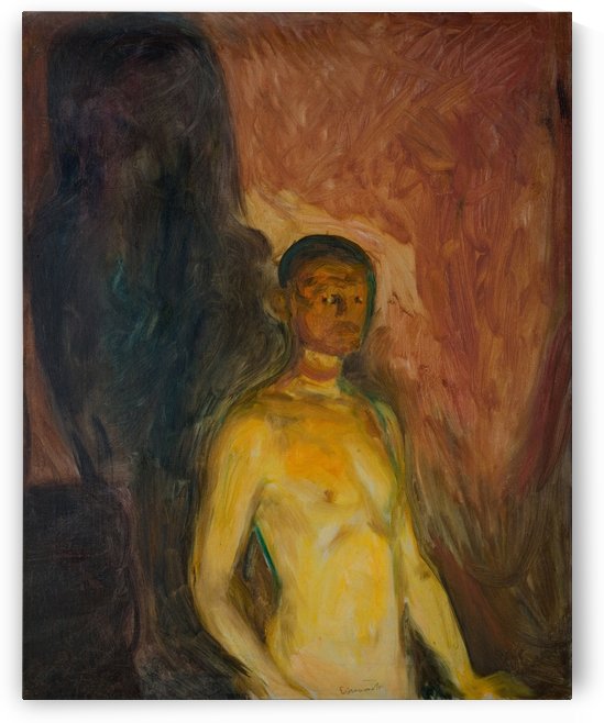 Self-Portrait in Hell by Edvard Munch
