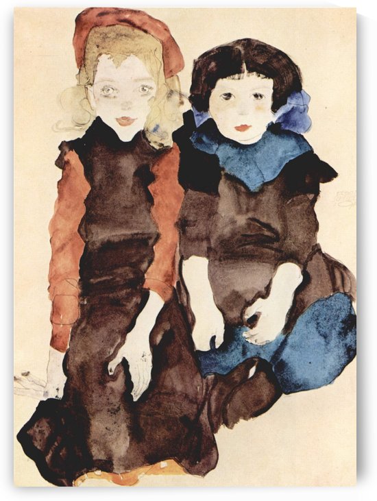 Children by Egon Schiele