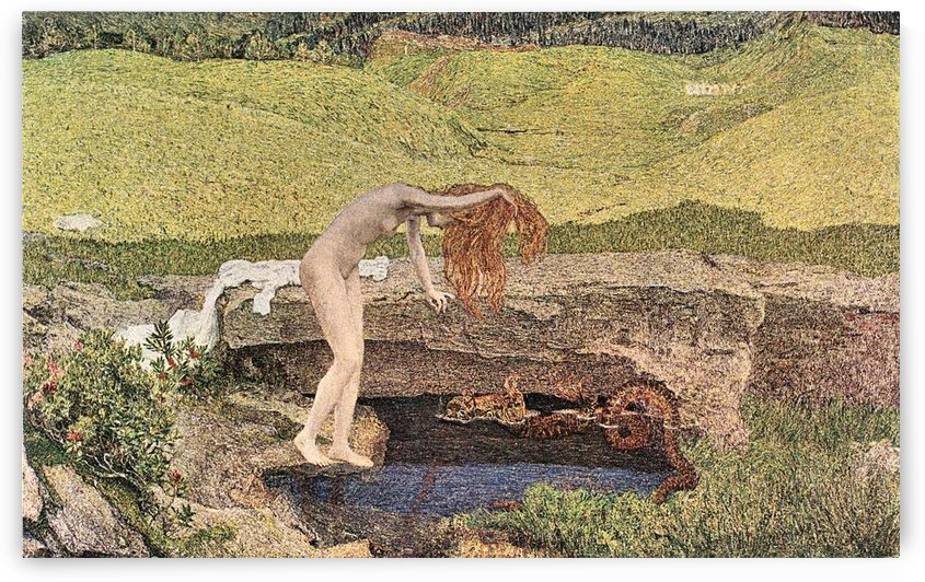 The vanity by Giovanni Segantini