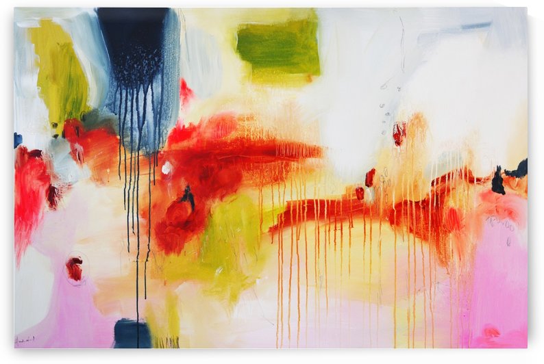 Abstract 06 - Golden Rain by Andrada Anghel