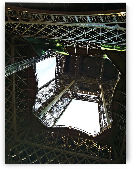 Eiffel Tower From Below by Deb Oppermann