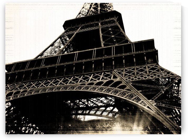 Vintage Eiffel Tower by Deb Oppermann