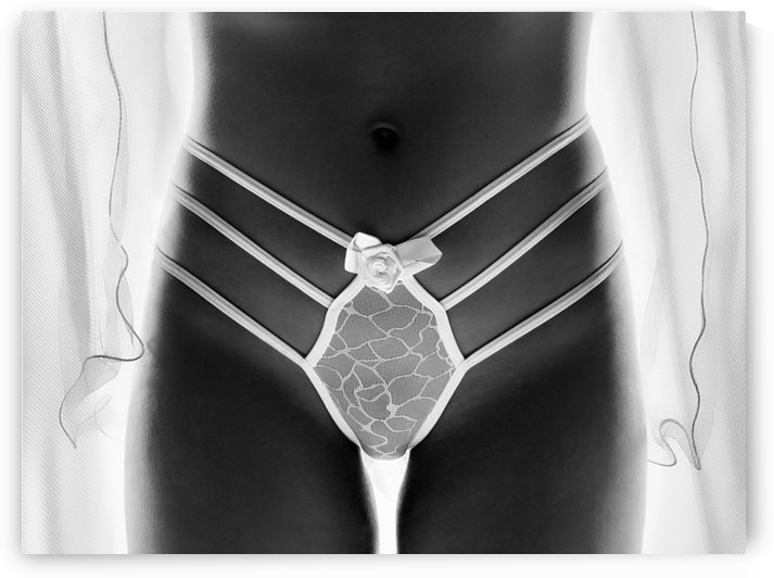 Sensual bride in white pantie by Johan Swanepoel