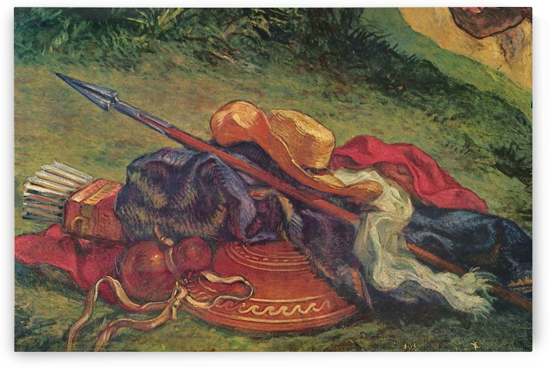 Ol- und Wachsfarben, Putz by Eugene Delacroix