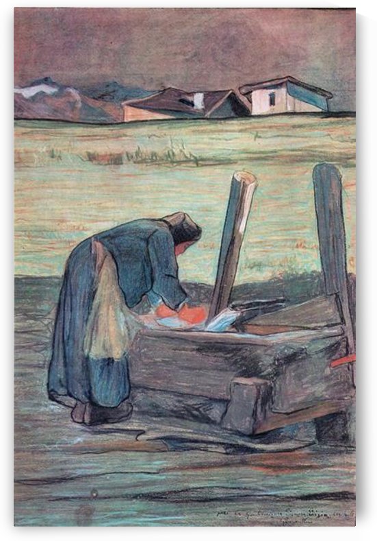 Washer by Giovanni Segantini