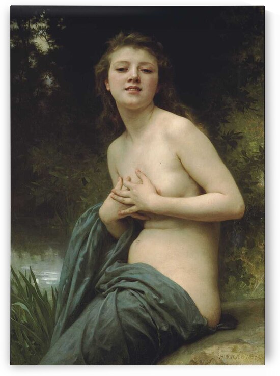William  Adolphe  Bouguereau 1825 1905  La  brie  du  printemps by TOPARTGALLERY