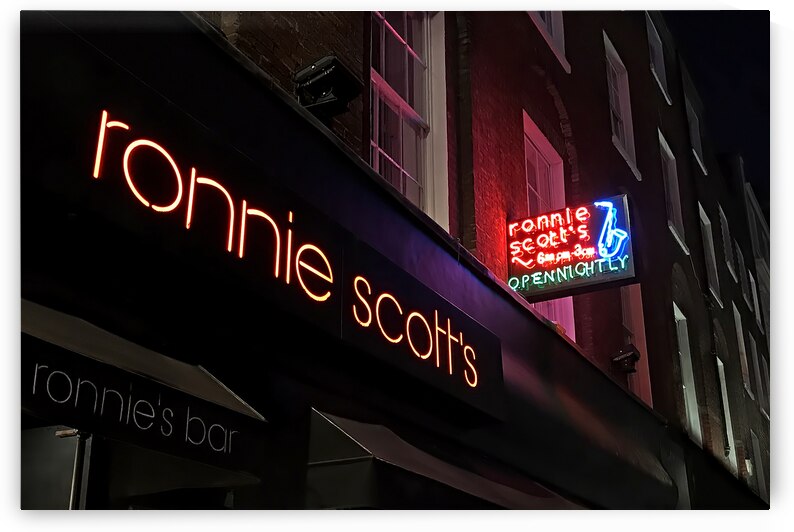 Ronnie Scotts Jazz Club Soho by Gill Billington