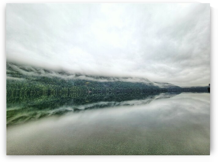 Cameron Lake Low Clouds by Adam Copp