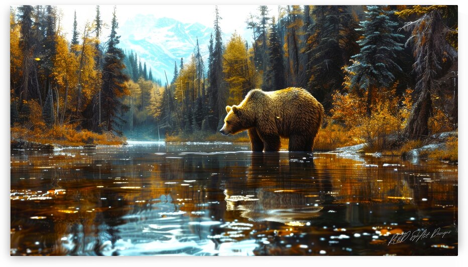 Grizzly Bear by SykArt Designs